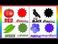 Colours Name In Tamil and English for kids/நிறங்கள் ‎⁨@PEEKABOO-ff8wq⁩  #coloursnameforkids 