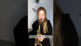 What about us- Asia Sax (P!nk cover) #saxophone #saxcover #cover #music #musician #pink