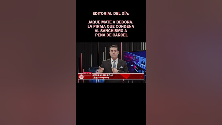 🔴EDITORIAL del DÍA🔴 JAQUE MATE A BEGOÑA🔴 LA FIRMA QUE CONDENA AL SANCHISMO A PENA DE CÁRCEL🔴