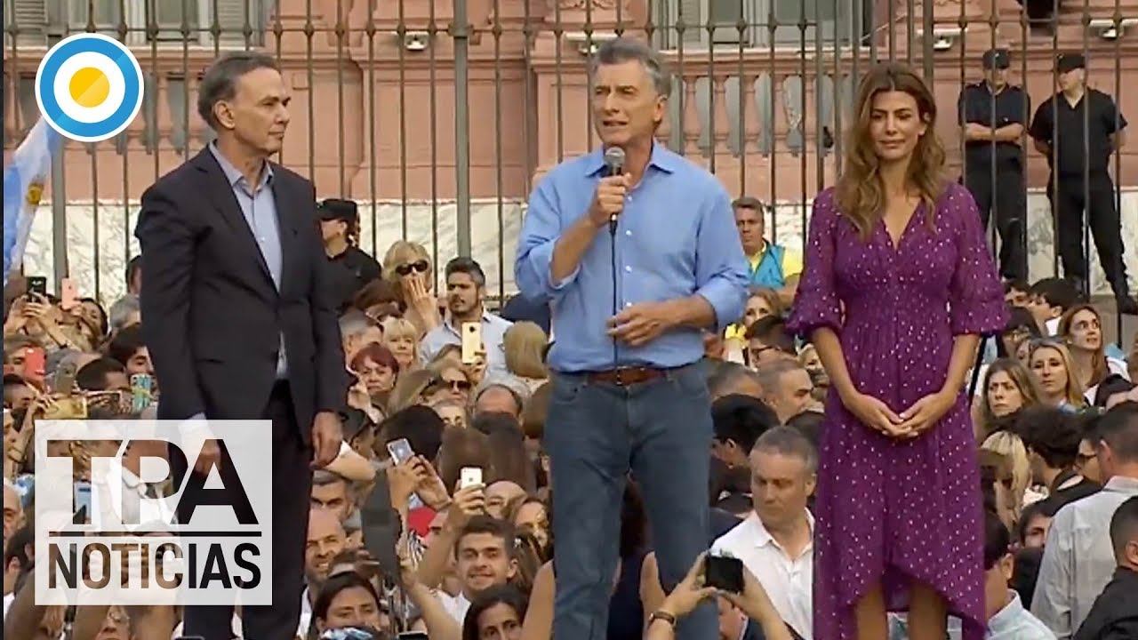 Marcha despedida de Mauricio Macri | #TPANoticias