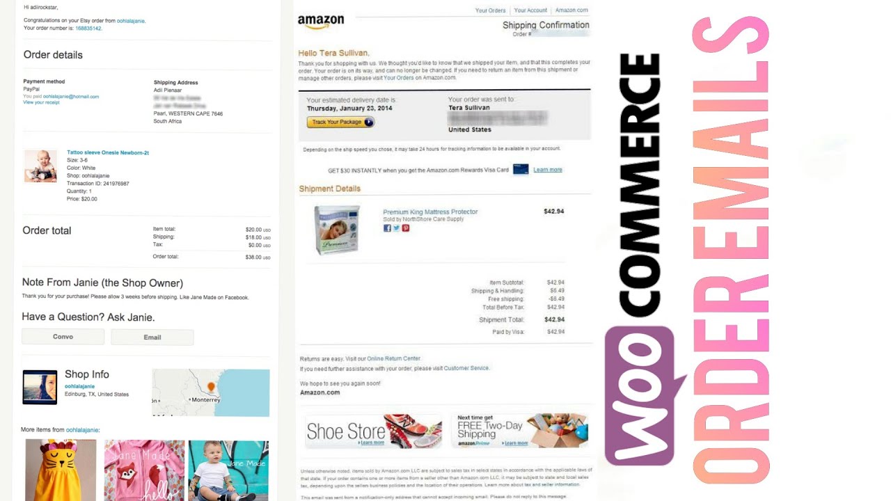 How To customize Woocommerce Order Emails Template - YouTube