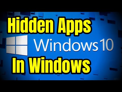 Hidden Applications 5 Best Hidden Application on Windows 10 - YouTube
