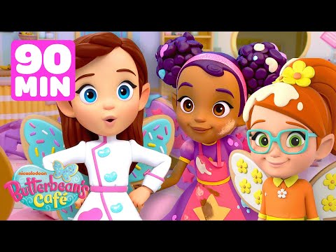 Butterbean's Funny & Messy Bakes! w/ Dazzle & Poppy | 90 Minute Compilation | Shimmer and Shine