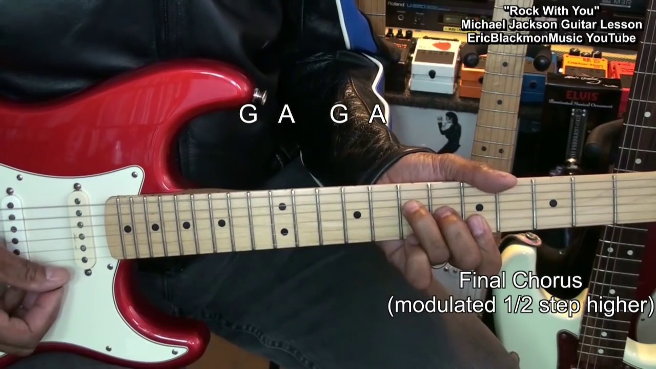 Michael Jackson ROCK WITH YOU Detailed Guitar Lesson