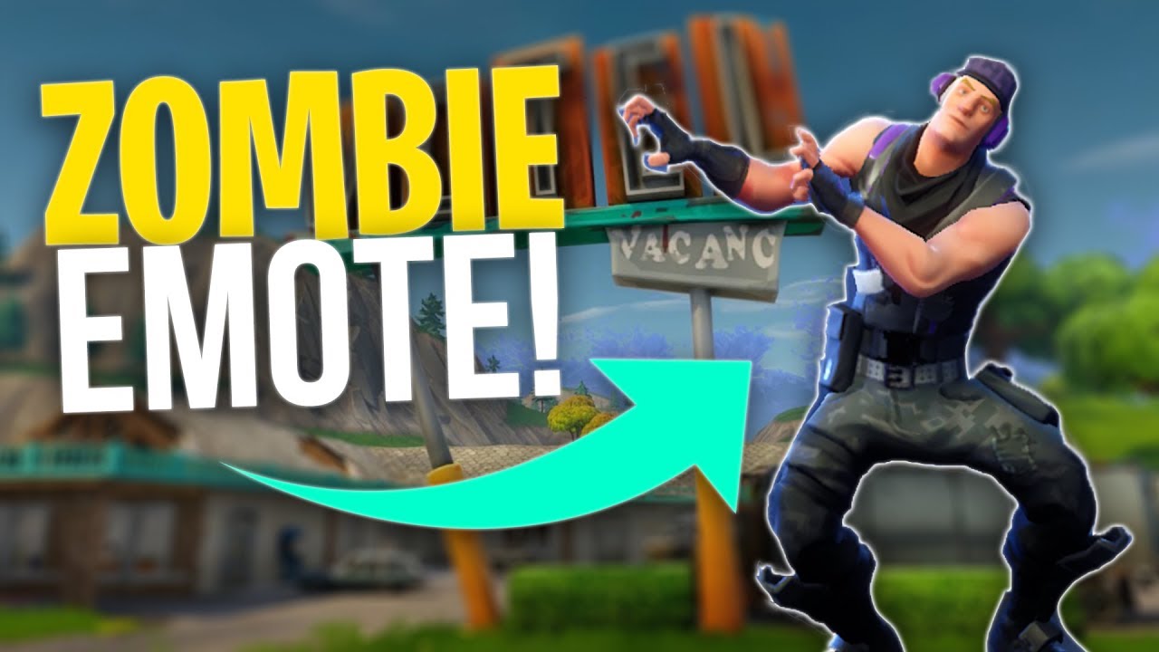 Fortnite NEW Epic Thriller Emote! Zombie Reanimated Emote Showcase
