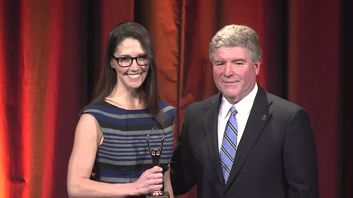 Dr Jennifer Kraus wins in the 2015 Stevie Awards f...