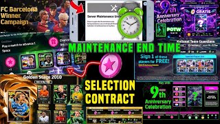 Maintenance End Time Today in eFootball 2026 • Pes Server Maintenance • When will Maintenance End?