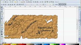 Byteweiser Inkscape Tutorial #6: Pirate Treasure Map Wealth