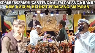 KDM bersama si ganteng dalang Khanha menghibur warga Lembang|KDM kagum melihat pedagang amparan