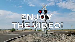 Up 7345 Intermodal Train Eastbound W New Paint Ac44, I-10 Frontage Rd Beside Highway, Marana, Az