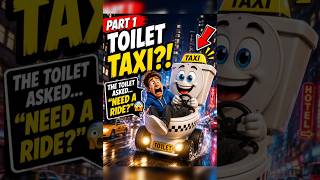 🚽 He Sat on a Toilet... Then It Drove Away! 😱 #Shorts