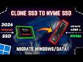 How to clone SSD to another SSD NVMe without Losing Data 2026