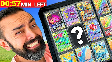 Complete Set in Time or Lose It All (RISKY Pokémon Card CHALLENGE)