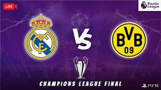 Real Madrid VS Dortmund | CHAMPIONS LEAGUE FINAL | Live Score | EaFc24 | PS5