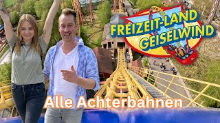 FreizeitLand Geiselwind  ALLE Achterbahnen!