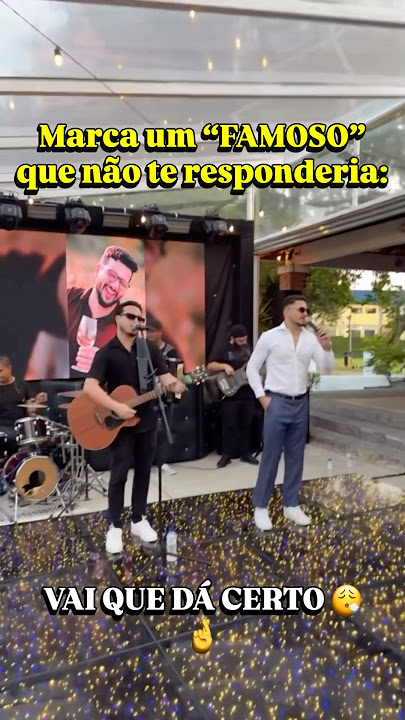 A gente começa: ​@HenriqueeJuliano Marca aí também 👀😅