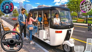 トゥクトゥク・リキシャ運転ゲーム：3Dリキシャで乗客を目的地まで送迎しよう！Androidゲームプレイ screenshot 3