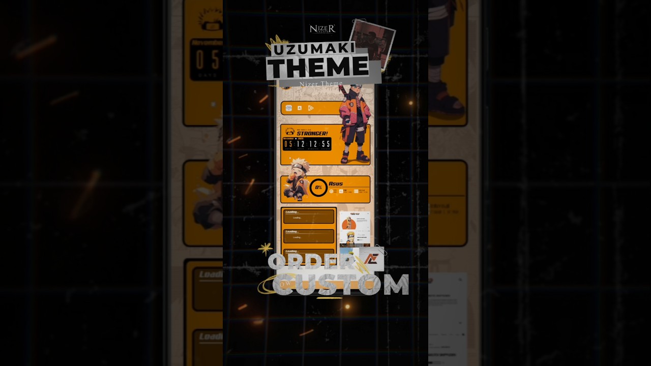 Uzumaki Theme for KLWP Pro setup. 