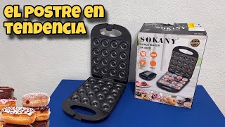 Maquina de hacer Mini Donas SOKANY - Review, Forma de Uso y Prueba