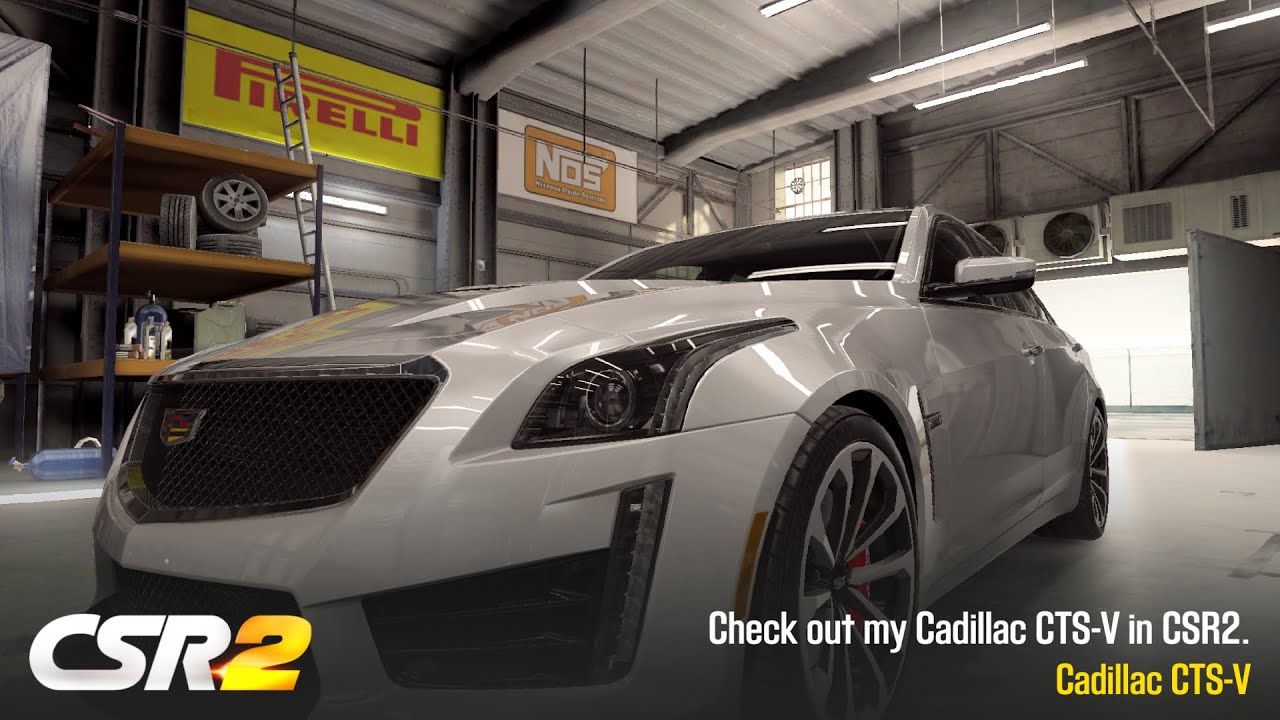 【CSR2】Cadillac CTS-V, shift & tune for 11.397
