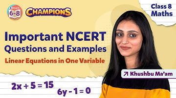 Linear Equations in One Variable Class 8 Maths Questions and Answers | BYJU