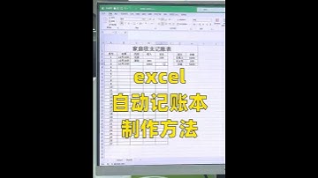 Excel全年自动记账表变富变自律🔥 #excel #办公技巧 #文员 #职场干货 #记账本