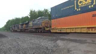Fast CSX UPS Train Westbound