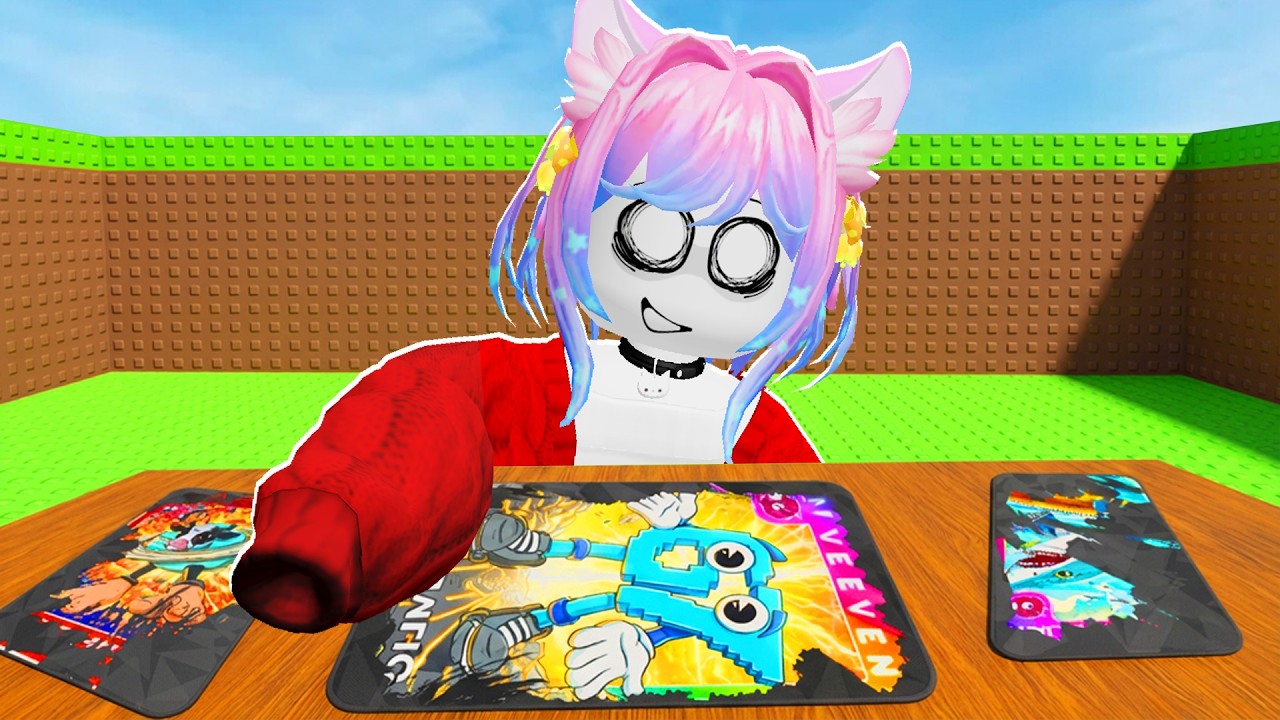 DIVENTO RICCA GRATTANDO CARTE BRAINROT SU ROBLOX. (Più o Meno)