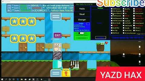 Growtopia Hack Trainer v3.032 V2 (1-hit, ghost mode, fly)