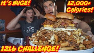 CANADA'S BIGGEST POUTINE & BBQ CHALLENGE! Crazy Cuckoo's Nest at Hungry Hollow, Man Vs Food