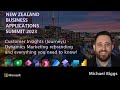 NZ Business Applications Summit 2023 - Customer Insights with Michael Biggs