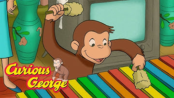 Monkeys Love Music 🐵 Curious George 🐵 Kids Cartoon 🐵 Kids Movies