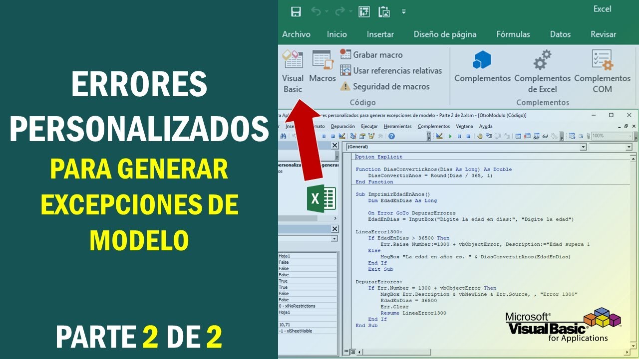 Errores personalizados para generar excepciones de modelo - Parte 2 de 2
