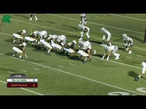 UNREAL STREAK IS OVER: Saint (St.) Francis vs. De La Salle high school football highlights