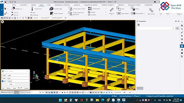 #23 Mô hình kết cấu bê tông nhà dân dụng | Kết cấu mái