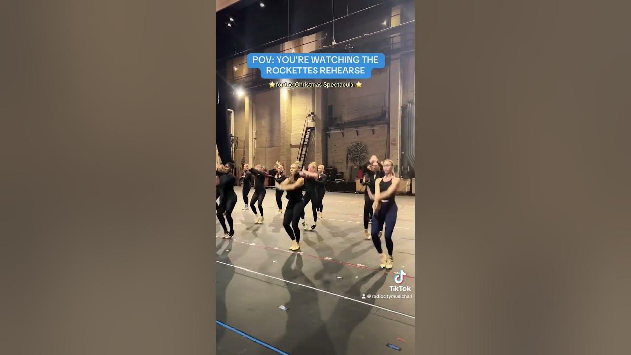 We could watch this all day #radiocitymusichall #dancerehearsal #dancers #tapdance #rockettes