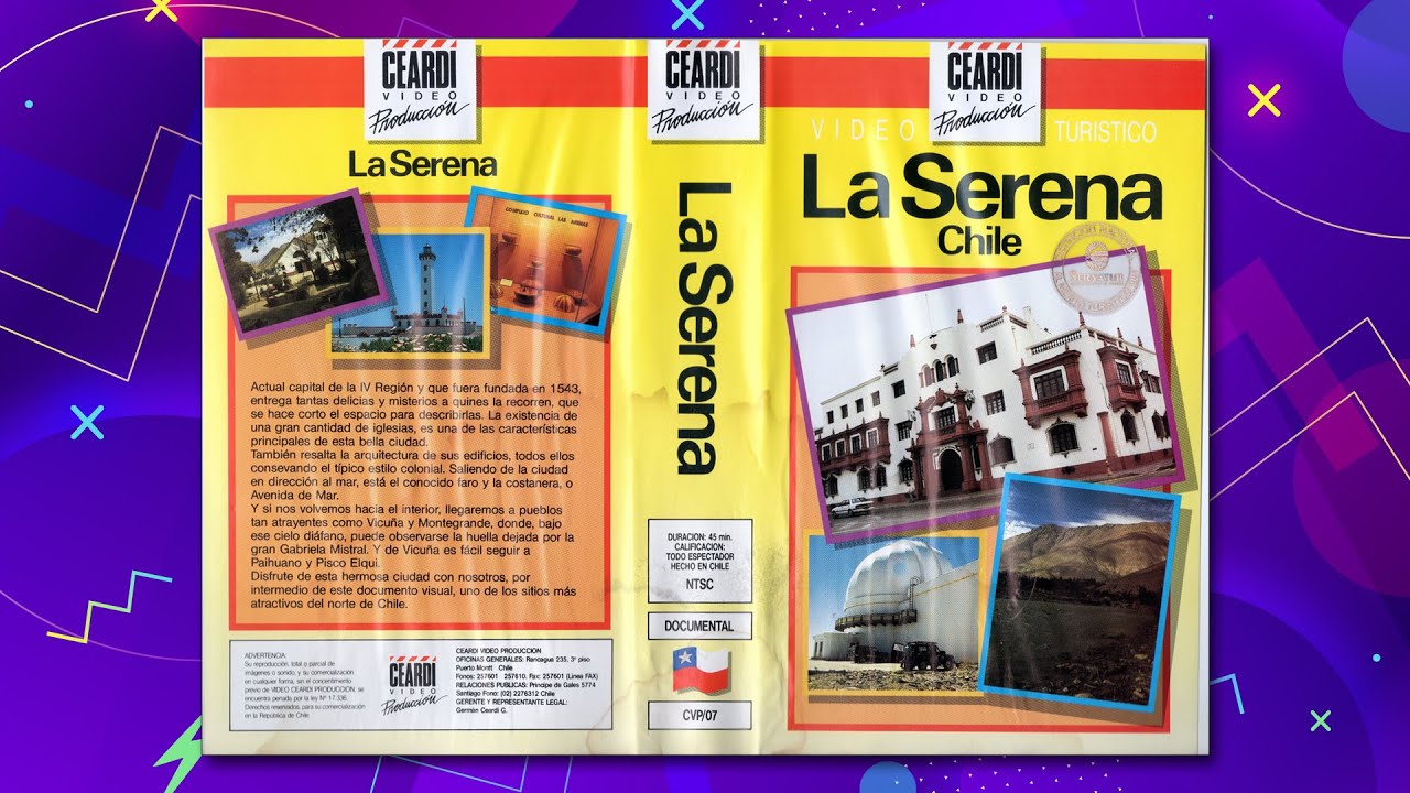 VHS Turístico - La Serena (Ceardi Video Producción - 1991)