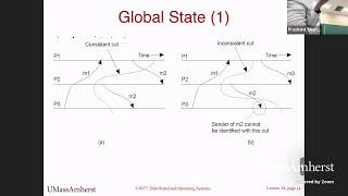 UMass CS677 (Spring'23) -   Lecture 14 -  Vector clocks, distributed snapshots