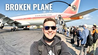 BACK TO AFRICA ON A BROKEN PLANE!