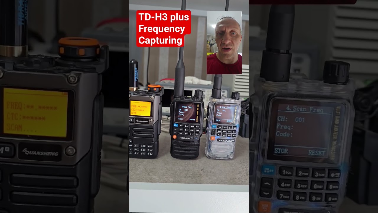 Tidradio TD-H3 plus. Захват частоты