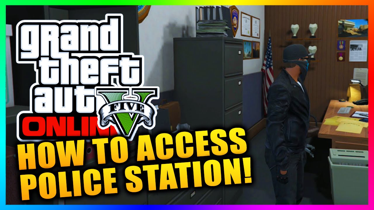 Gta 5 Heists Online Get Inside Police Station How To Access Police