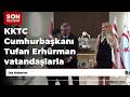 KKTC Cumhurbaşkanı Tufan Erhürman vatandaşlarla bayramlaştı