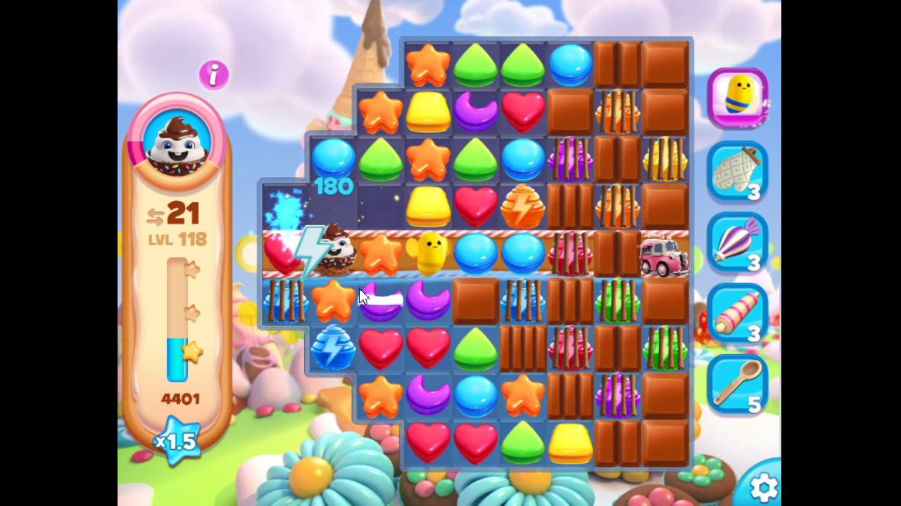 Cookie Jam Blast level 118 YouTube