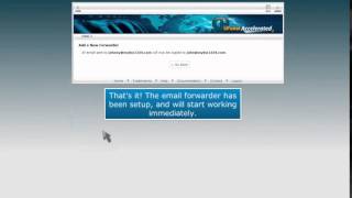 How to setup email forwarding in cPanel