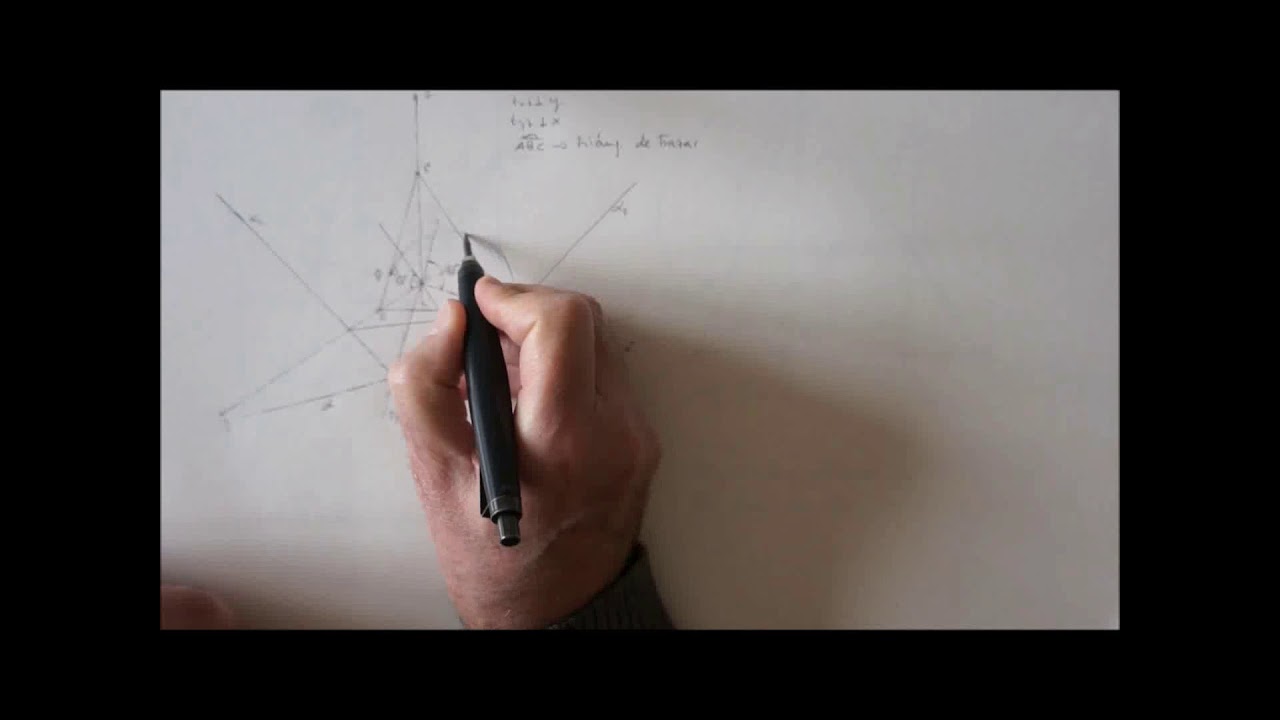 Dibujo técnico: el abatimiento en el sistema axonométrico (video 1/2)