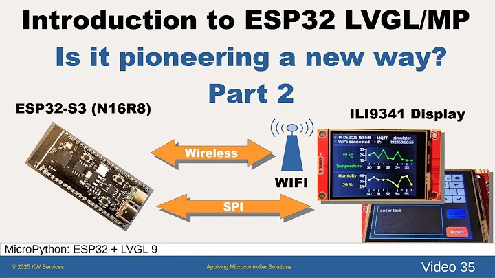 ESP32 - MicroPython LVGL 9 – Is it pioneering a new way? Part 2