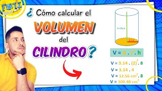 ¿Cómo calcular el VOLUMEN DEL CILINDRO?