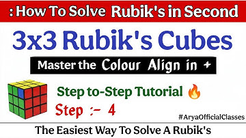 How to Solve Rubik’s Cube Step by Step | Class - 4 | Full Course for Beginners 