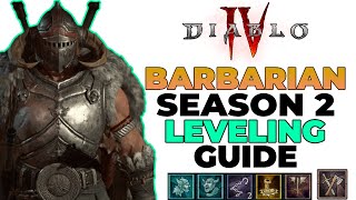 Double Swing Barbarian SEASON 2 Leveling Build Guide - Diablo 4