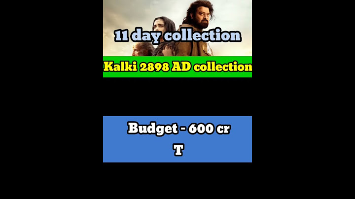 Kalki 2898 AD box office collection | Kalki Day 11 collection | Kalki worldwide collection | Prabhas